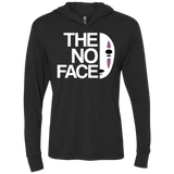 T-Shirts Vintage Black / X-Small The No Face Triblend Long Sleeve Hoodie Tee