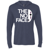 T-Shirts Vintage Navy / X-Small The No Face Triblend Long Sleeve Hoodie Tee