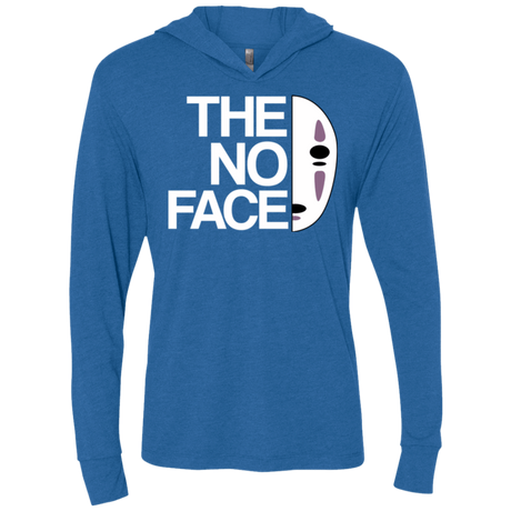 T-Shirts Vintage Royal / X-Small The No Face Triblend Long Sleeve Hoodie Tee