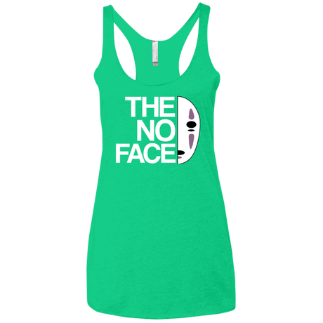 T-Shirts Envy / X-Small The No Face Women's Triblend Racerback Tank