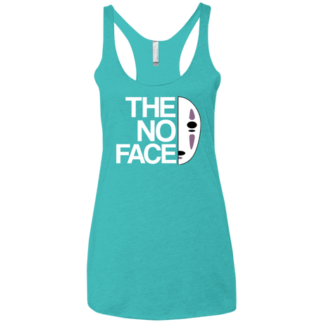 T-Shirts Tahiti Blue / X-Small The No Face Women's Triblend Racerback Tank