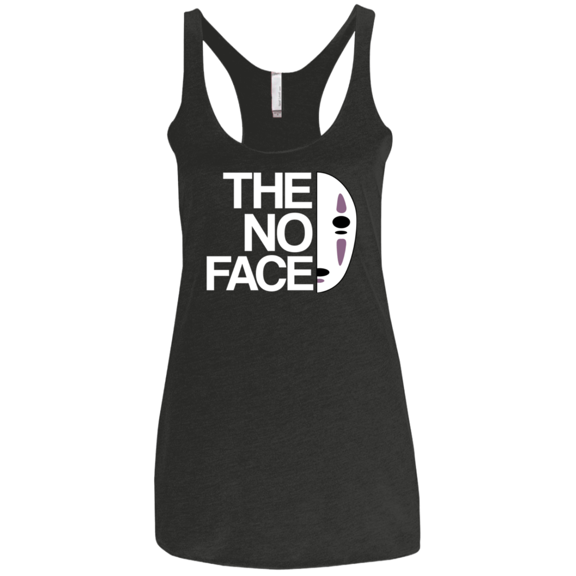 T-Shirts Vintage Black / X-Small The No Face Women's Triblend Racerback Tank