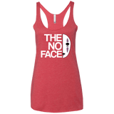 T-Shirts Vintage Red / X-Small The No Face Women's Triblend Racerback Tank