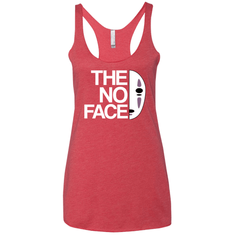 T-Shirts Vintage Red / X-Small The No Face Women's Triblend Racerback Tank