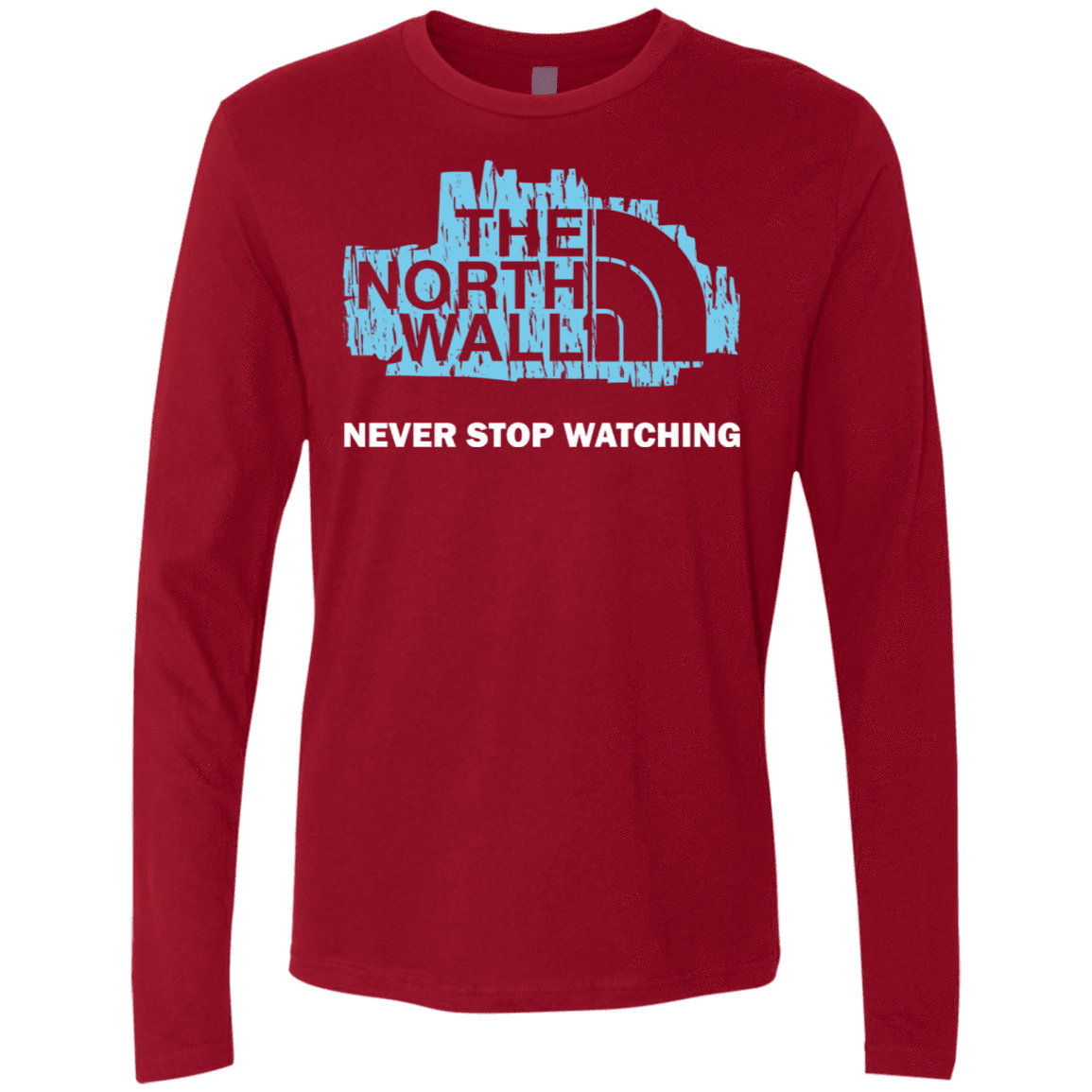 T-Shirts Cardinal / S The North Wall Men's Premium Long Sleeve