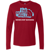 T-Shirts Cardinal / S The North Wall Men's Premium Long Sleeve