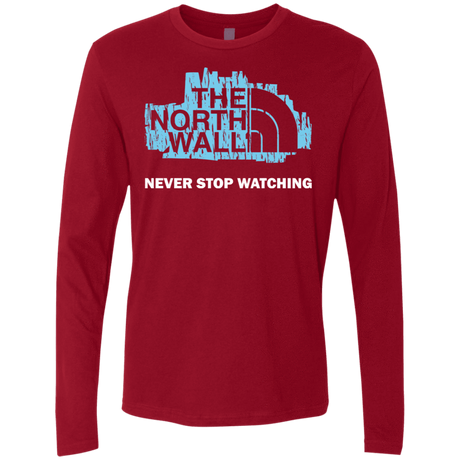 T-Shirts Cardinal / S The North Wall Men's Premium Long Sleeve