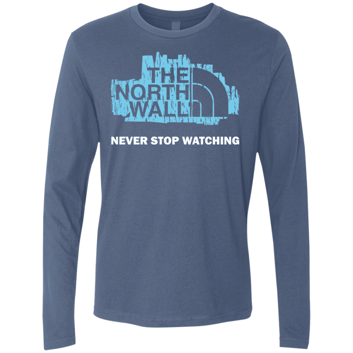 T-Shirts Indigo / S The North Wall Men's Premium Long Sleeve