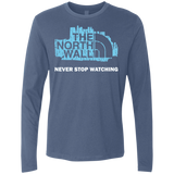 T-Shirts Indigo / S The North Wall Men's Premium Long Sleeve