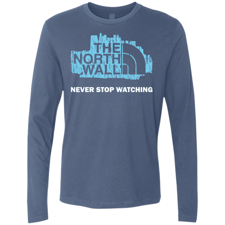 T-Shirts Indigo / S The North Wall Men's Premium Long Sleeve
