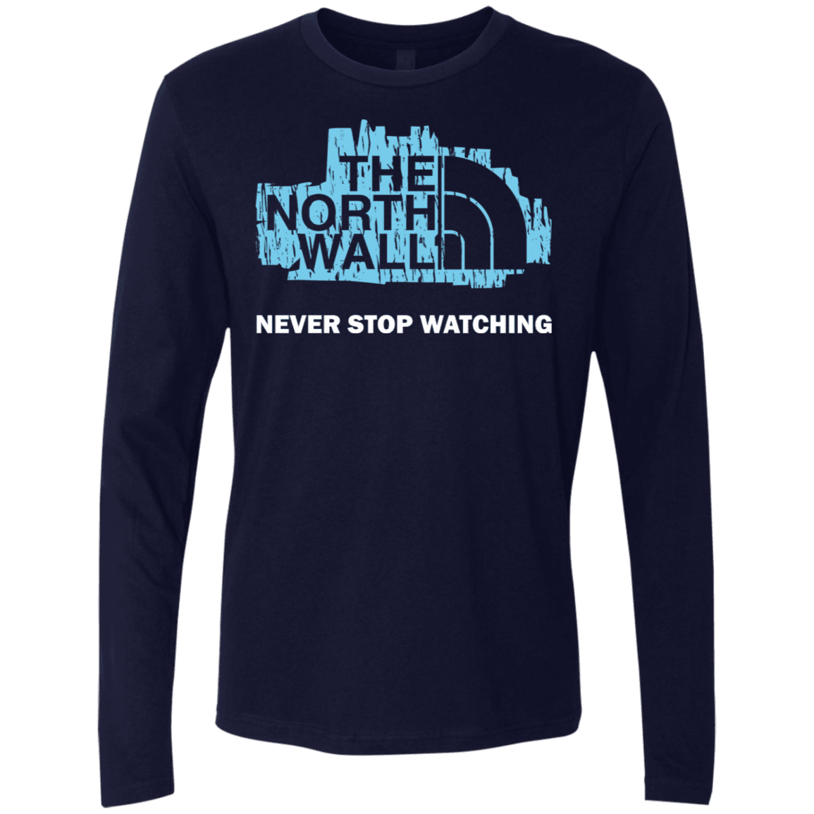 T-Shirts Midnight Navy / S The North Wall Men's Premium Long Sleeve