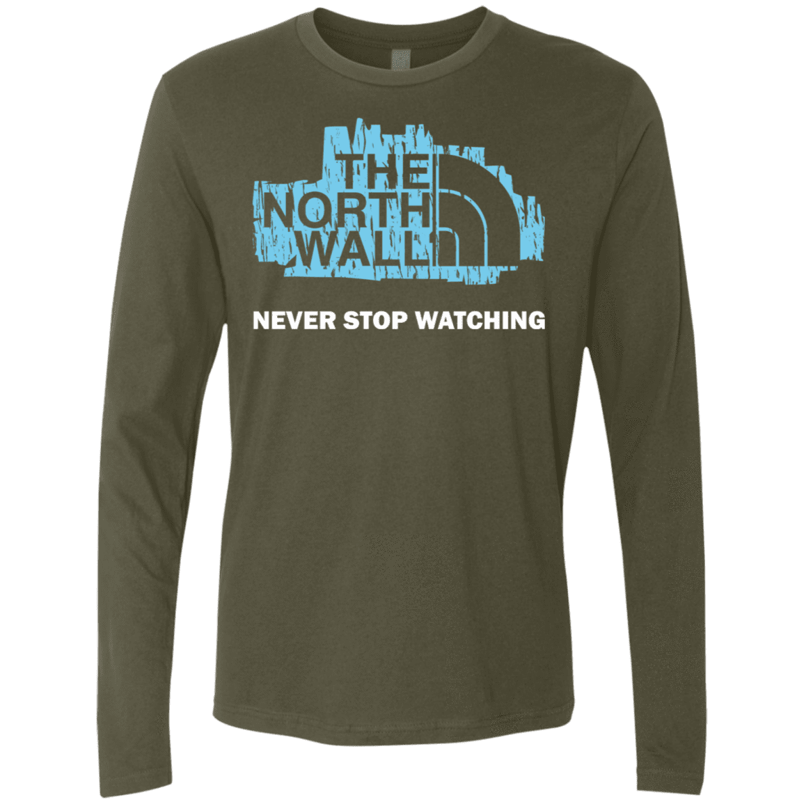 T-Shirts Military Green / S The North Wall Men's Premium Long Sleeve