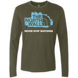 T-Shirts Military Green / S The North Wall Men's Premium Long Sleeve