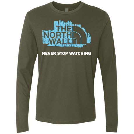 T-Shirts Military Green / S The North Wall Men's Premium Long Sleeve