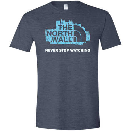 T-Shirts Heather Navy / S The North Wall Men's Semi-Fitted Softstyle