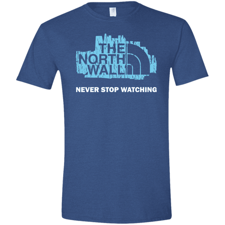 T-Shirts Heather Royal / X-Small The North Wall Men's Semi-Fitted Softstyle
