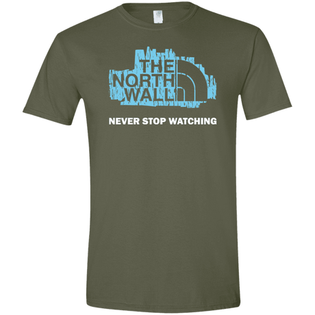 T-Shirts Military Green / S The North Wall Men's Semi-Fitted Softstyle