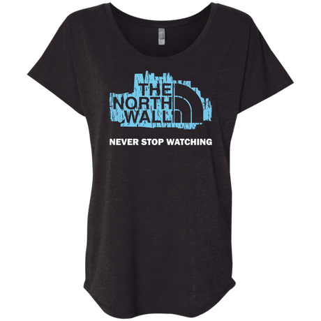 T-Shirts Vintage Black / X-Small The North Wall Triblend Dolman Sleeve