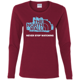 T-Shirts Cardinal / S The North Wall Women's Long Sleeve T-Shirt