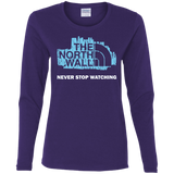 T-Shirts Purple / S The North Wall Women's Long Sleeve T-Shirt