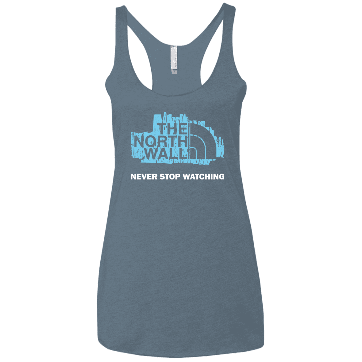 T-Shirts Indigo / X-Small The North Wall Women's Triblend Racerback Tank