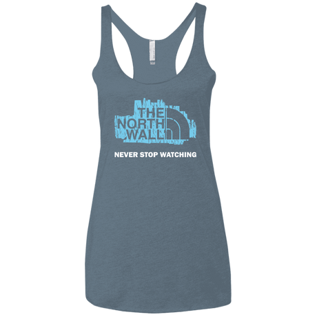 T-Shirts Indigo / X-Small The North Wall Women's Triblend Racerback Tank