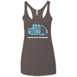 T-Shirts Macchiato / X-Small The North Wall Women's Triblend Racerback Tank