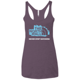 T-Shirts Vintage Purple / X-Small The North Wall Women's Triblend Racerback Tank