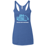 T-Shirts Vintage Royal / X-Small The North Wall Women's Triblend Racerback Tank