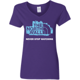 T-Shirts Purple / S The North Wall Women's V-Neck T-Shirt