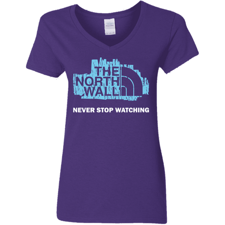 T-Shirts Purple / S The North Wall Women's V-Neck T-Shirt