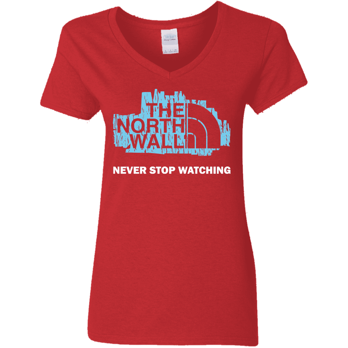 T-Shirts Red / S The North Wall Women's V-Neck T-Shirt