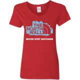 T-Shirts Red / S The North Wall Women's V-Neck T-Shirt