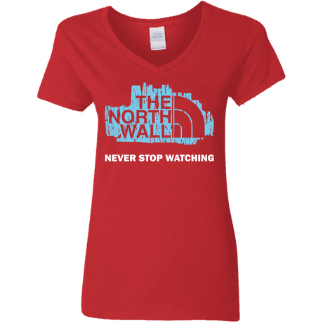 T-Shirts Red / S The North Wall Women's V-Neck T-Shirt