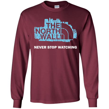 T-Shirts Maroon / YS The North Wall Youth Long Sleeve T-Shirt