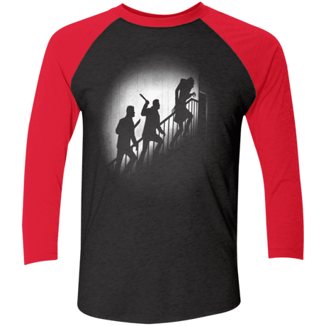T-Shirts Vintage Black/Vintage Red / X-Small The Nosferatu Hunters Men's Triblend 3/4 Sleeve