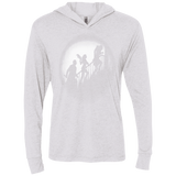T-Shirts Heather White / X-Small The Nosferatu Slayer Triblend Long Sleeve Hoodie Tee