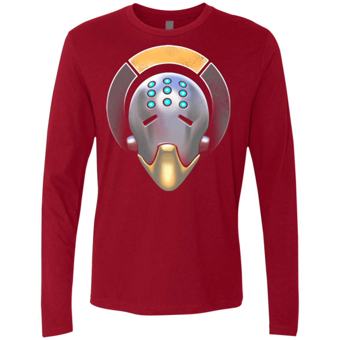 T-Shirts Cardinal / Small The Omnic Monk Men's Premium Long Sleeve