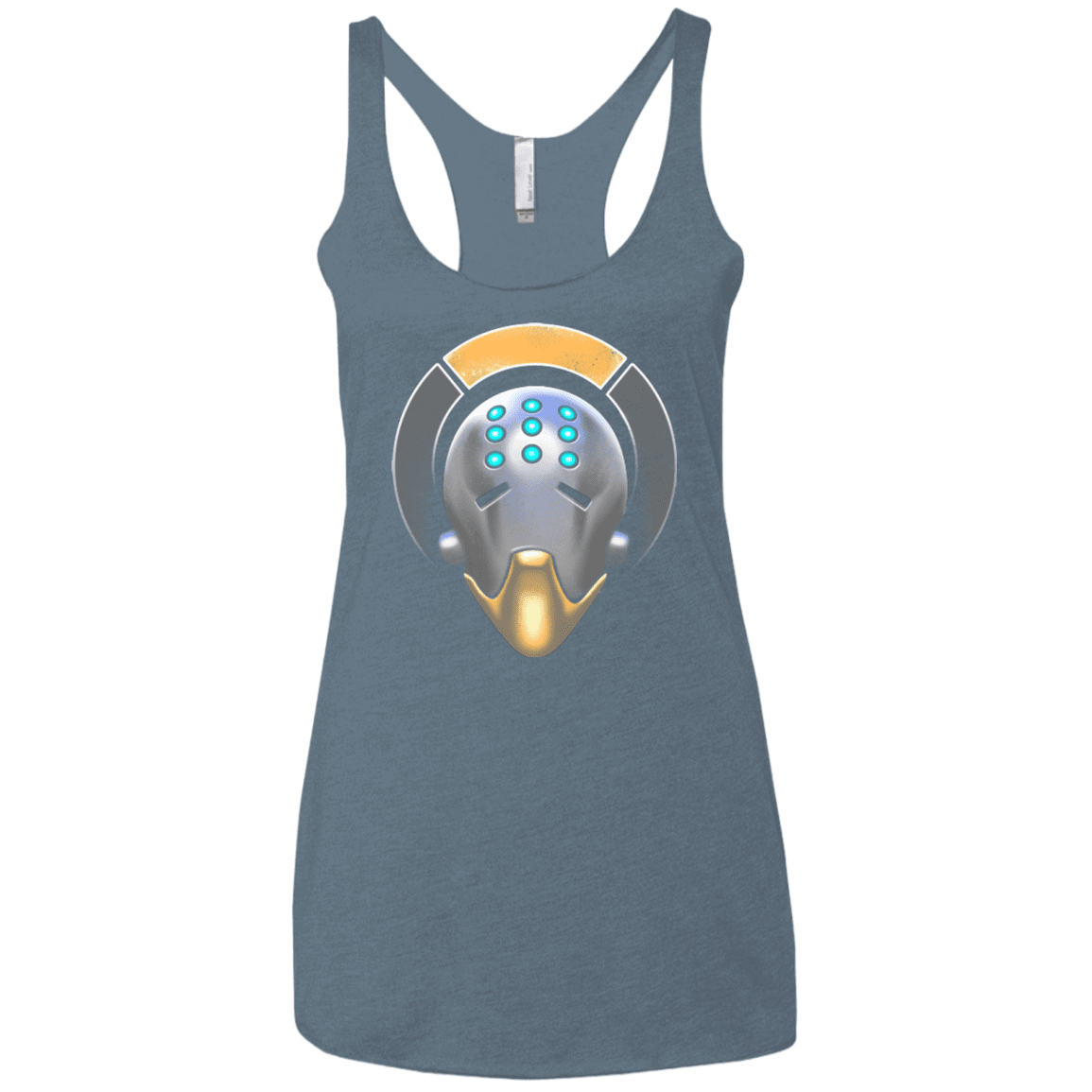 T-Shirts Indigo / X-Small The Omnic Monk Women's Triblend Racerback Tank