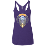 T-Shirts Purple Rush / X-Small The Omnic Monk Women's Triblend Racerback Tank
