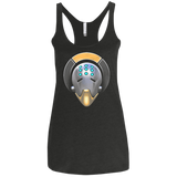 T-Shirts Vintage Black / X-Small The Omnic Monk Women's Triblend Racerback Tank