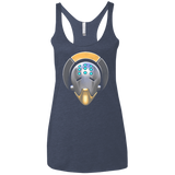 T-Shirts Vintage Navy / X-Small The Omnic Monk Women's Triblend Racerback Tank