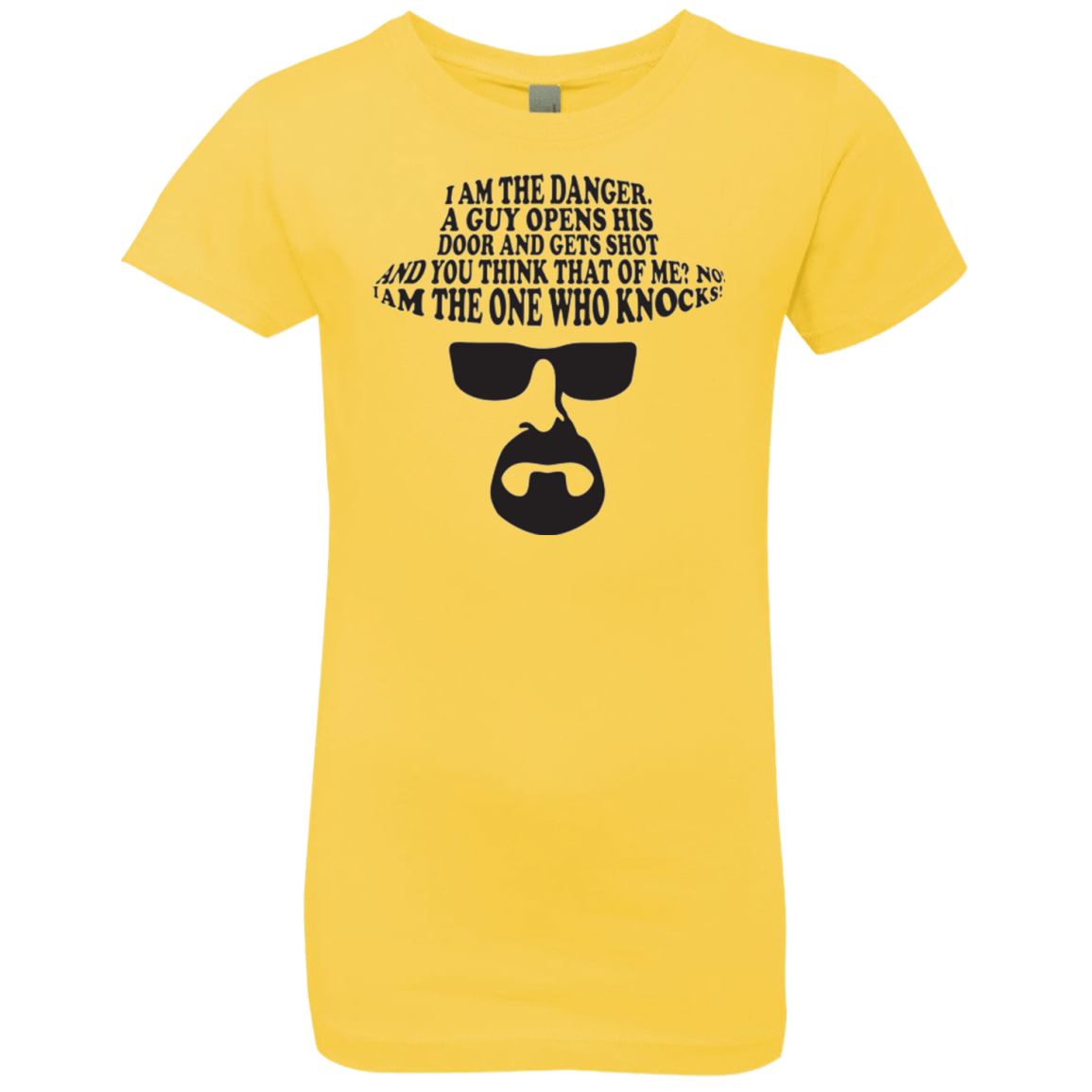 T-Shirts Vibrant Yellow / YXS The One Who Knocks Girls Premium T-Shirt