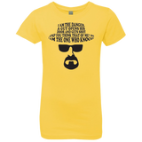 T-Shirts Vibrant Yellow / YXS The One Who Knocks Girls Premium T-Shirt