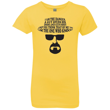 T-Shirts Vibrant Yellow / YXS The One Who Knocks Girls Premium T-Shirt