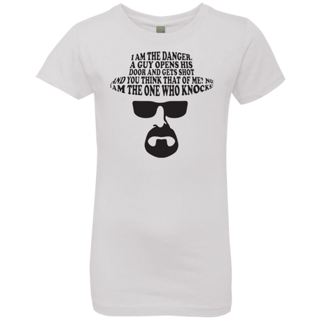 T-Shirts White / YXS The One Who Knocks Girls Premium T-Shirt