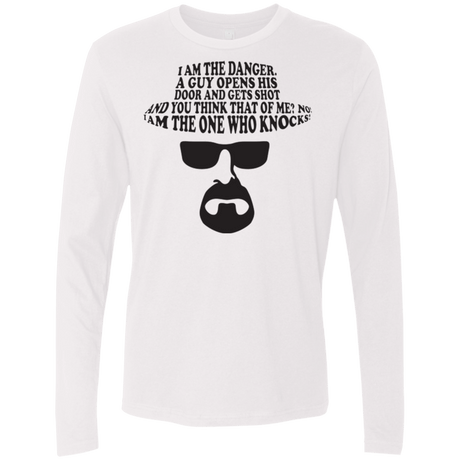 T-Shirts White / Small The One Who Knocks Men's Premium Long Sleeve