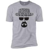 T-Shirts Heather Grey / X-Small The One Who Knocks Men's Premium T-Shirt