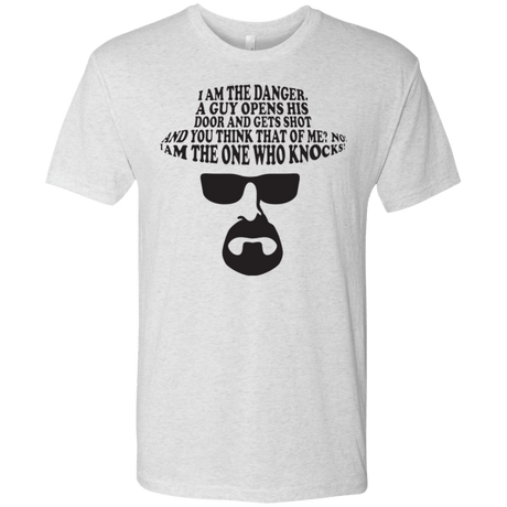 T-Shirts Heather White / Small The One Who Knocks Men's Triblend T-Shirt