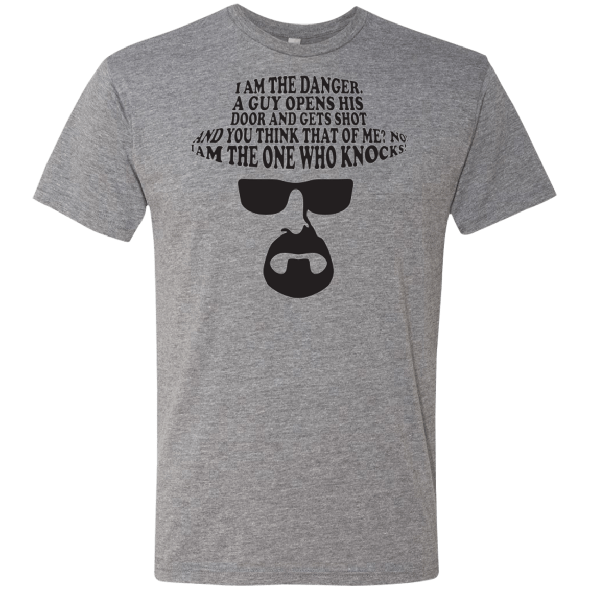 T-Shirts Premium Heather / Small The One Who Knocks Men's Triblend T-Shirt